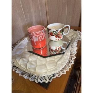 Pair Of Holiday Starbucks Mugs